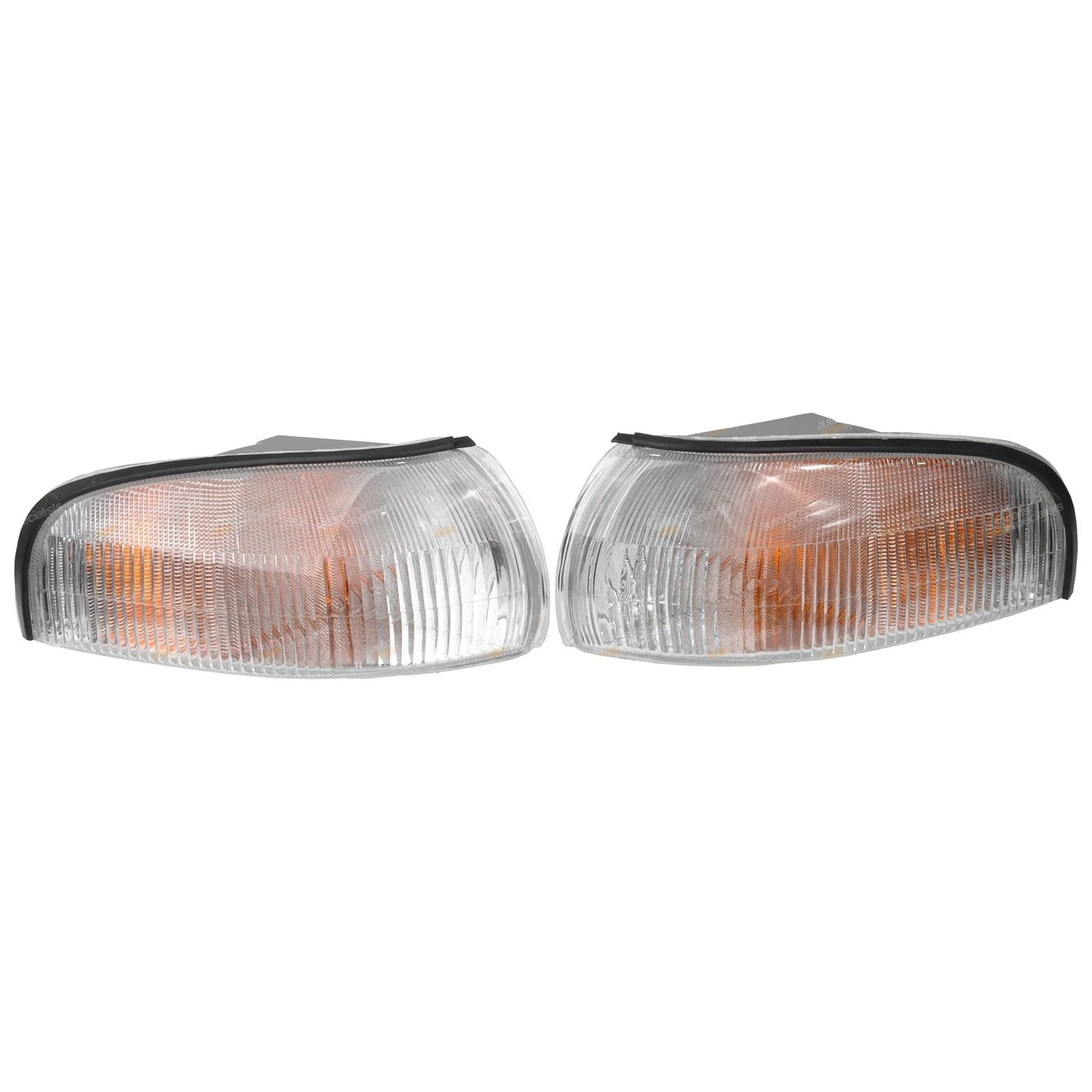 Set of 2 Clear Front Corner Lights for Holden Commodore Calais (1991–1993)