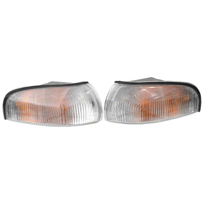 Set of 2 Clear Front Corner Lights for Holden Commodore Calais (1991–1993)