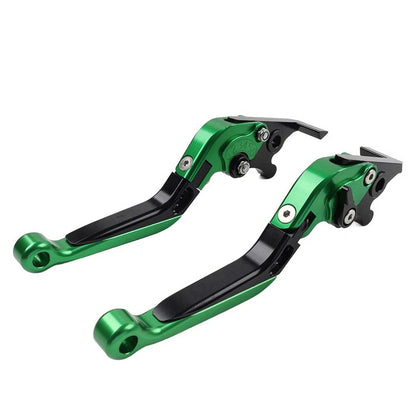 Green CNC Folding Extendable Brake Clutch Levers for BMW S1000XR (2015-2021)