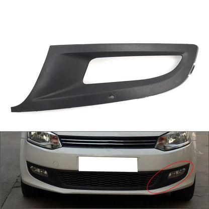 Front Lower Left Bumper Fog Light Grille Cover for VW Polo (2010-2013)