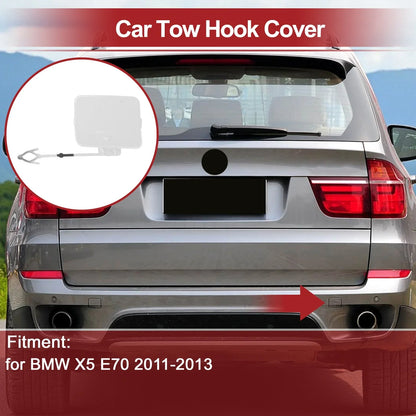 Tow Hook Cover Cap for BMW X5 E70 White (2011-2013)