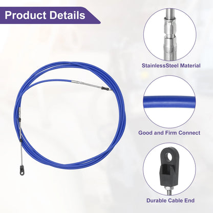 Throttle Control Cable for Marine Boat (600cm, 20FT)