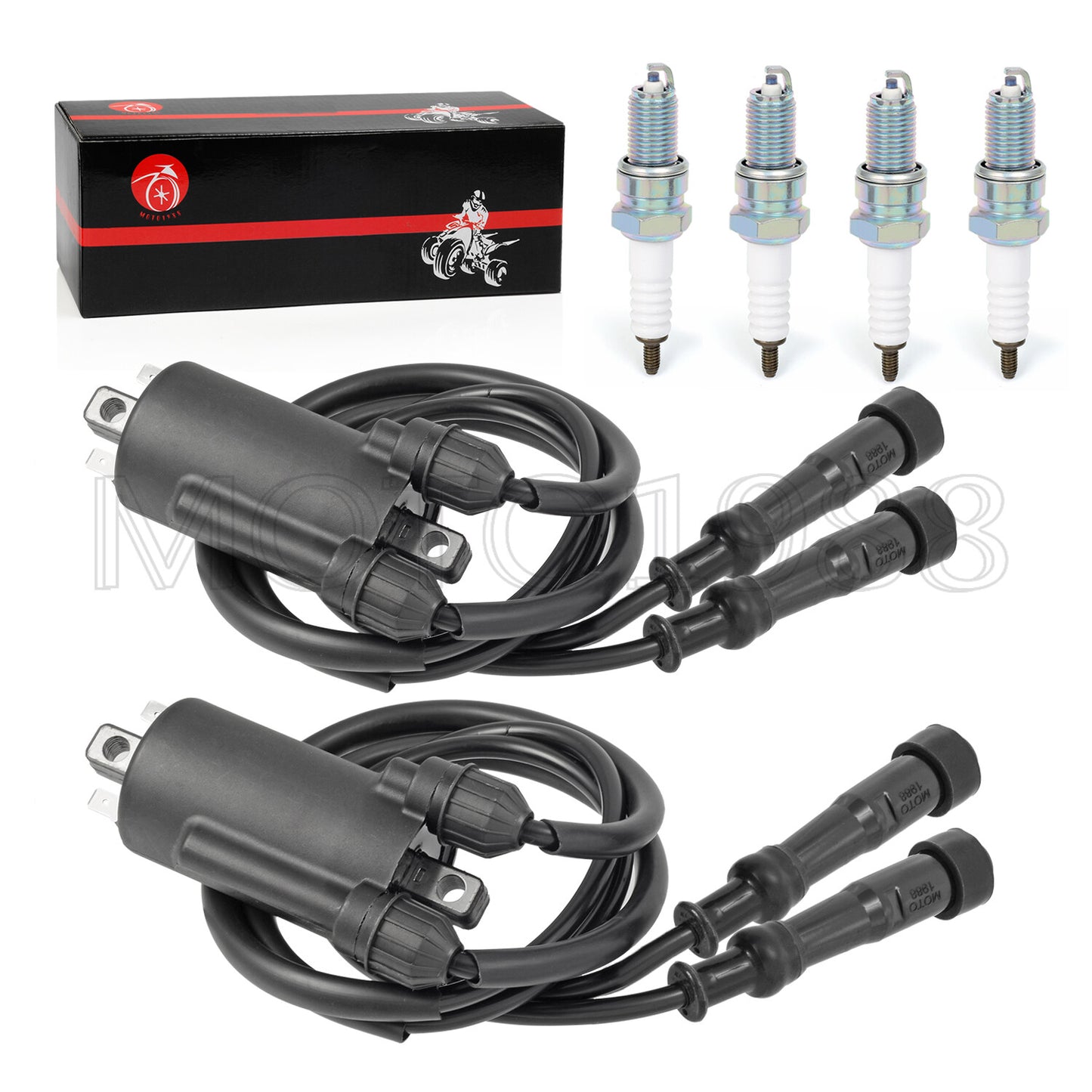Ignition Coil Pack & Spark Plug for Honda V65 Magna 1100 (1983–1986)