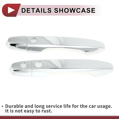 Car Door Handle Cover Set for Honda CR-V 2012-2016 Silver Tone ABS