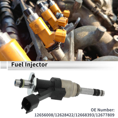 Fuel Injector No. 12656008 for GMC Yukon 6.2L (2015–2018) 1 Pc Black