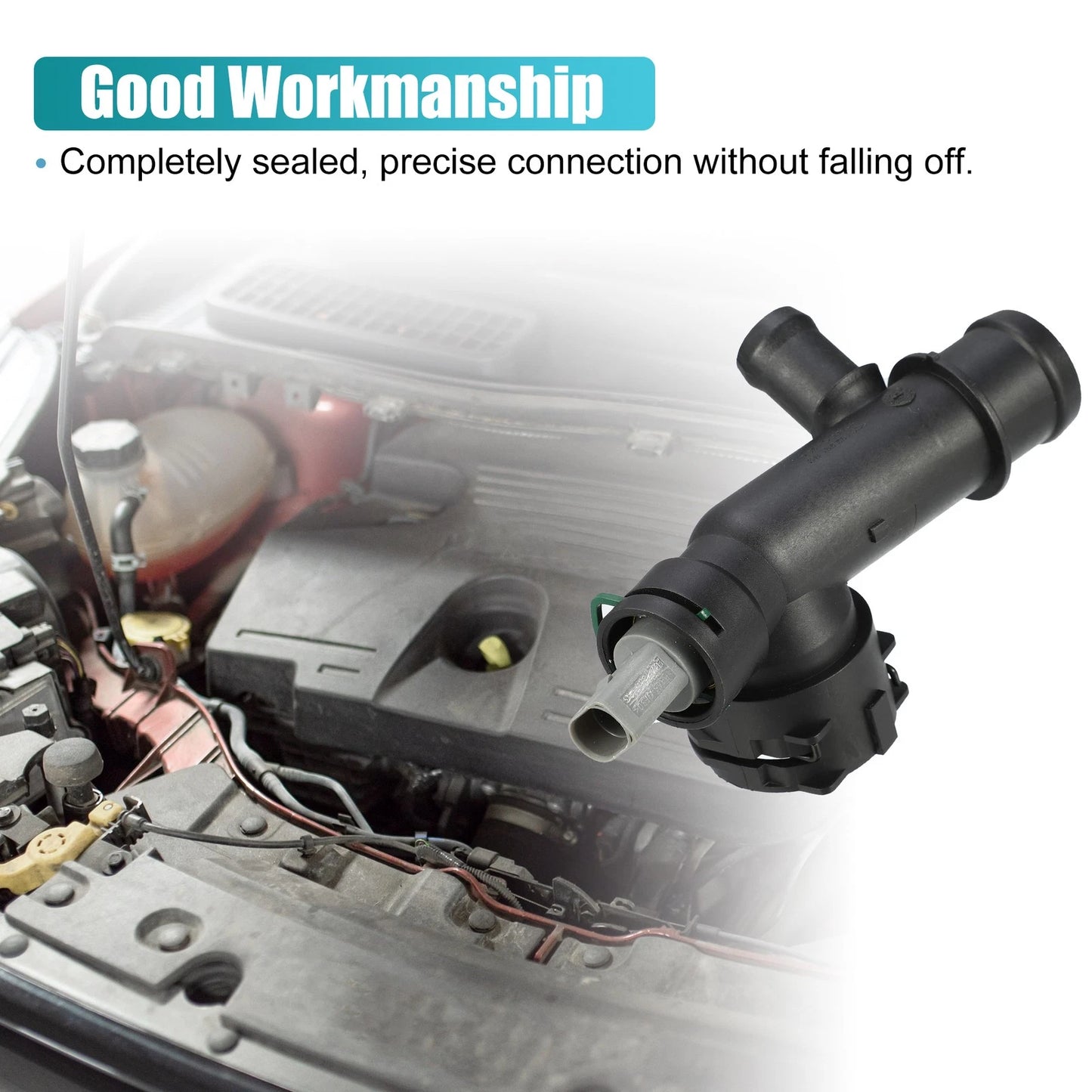 Engine Coolant Hose Connector No. 5Q0122291BG for Audi A3 (2018–2020)