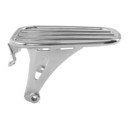 Chrome Five Bar Solo Seat Luggage Rack for Harley Softail Deluxe (2018-2025)