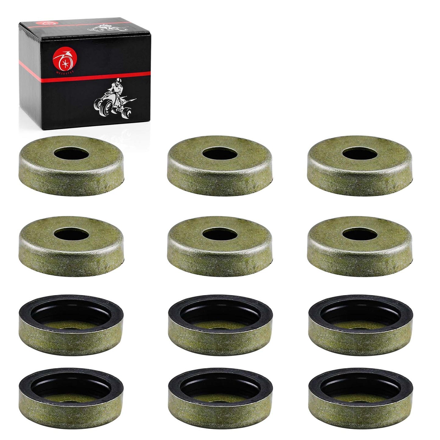 12pcs A Arm Dust Cover Seal Caps for Yamaha Banshee 350 (1987–2006)