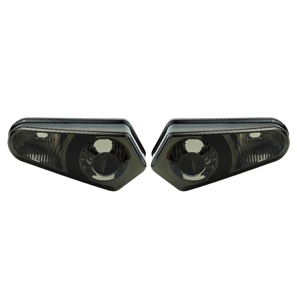 Black Tail Light Covers for Polaris RZR 800, Sportsman 500 (2005-2014)