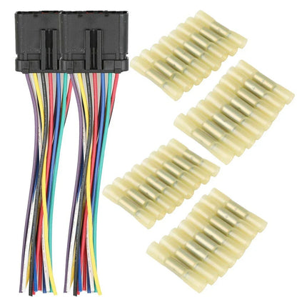 2 x Door Harness Connector Wiring Pigtail for Jeep