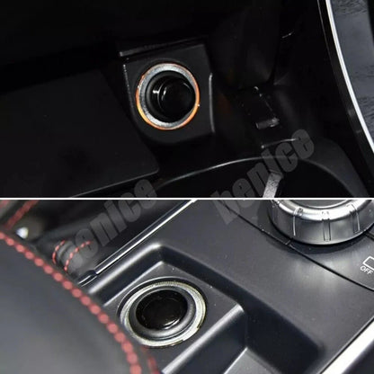 Inner Cigarette Lighter With Charger Cable for Mercedes-Benz W203/W204/W211