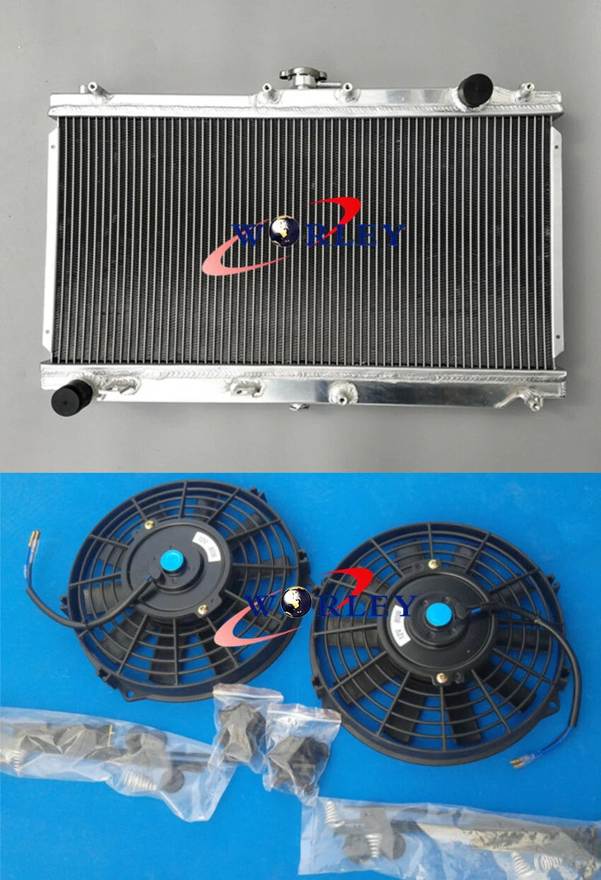 Aluminum Radiator with Fans for Mazda Miata MX5 (1998–2005)