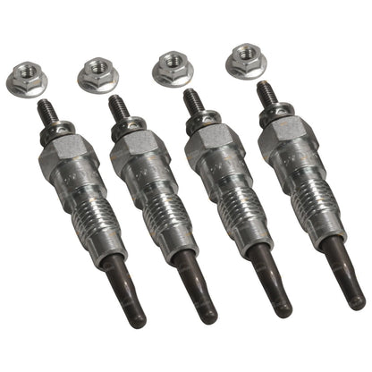 Set of 4 Glow Plugs for Nissan Datsun Pick-Up 620 720 (1972–1986)