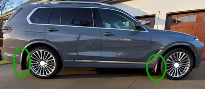 2 x Splash Guards for BMW X7 G07 (2019–2024)