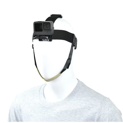 Adjustable Head Mount Band Strap for GoPro Hero 12-6 & DJI OSMO Camera