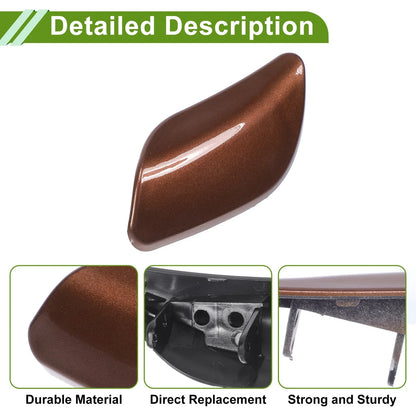 Washer Nozzle Cover for Porsche Cayenne 2008-2010 (2 x Brown Caps)