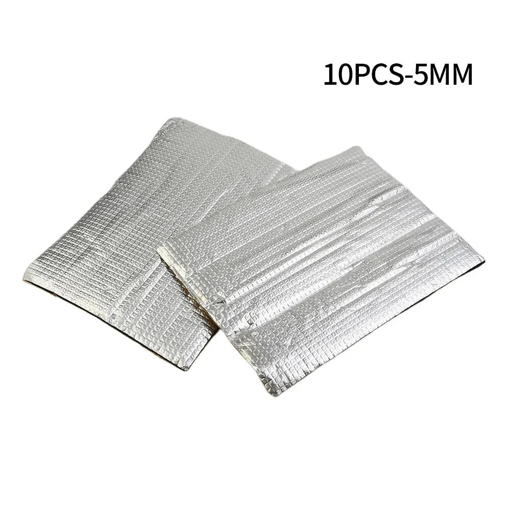 Sound Damping Mat / 10 Sheets 5mm / for Vehicles