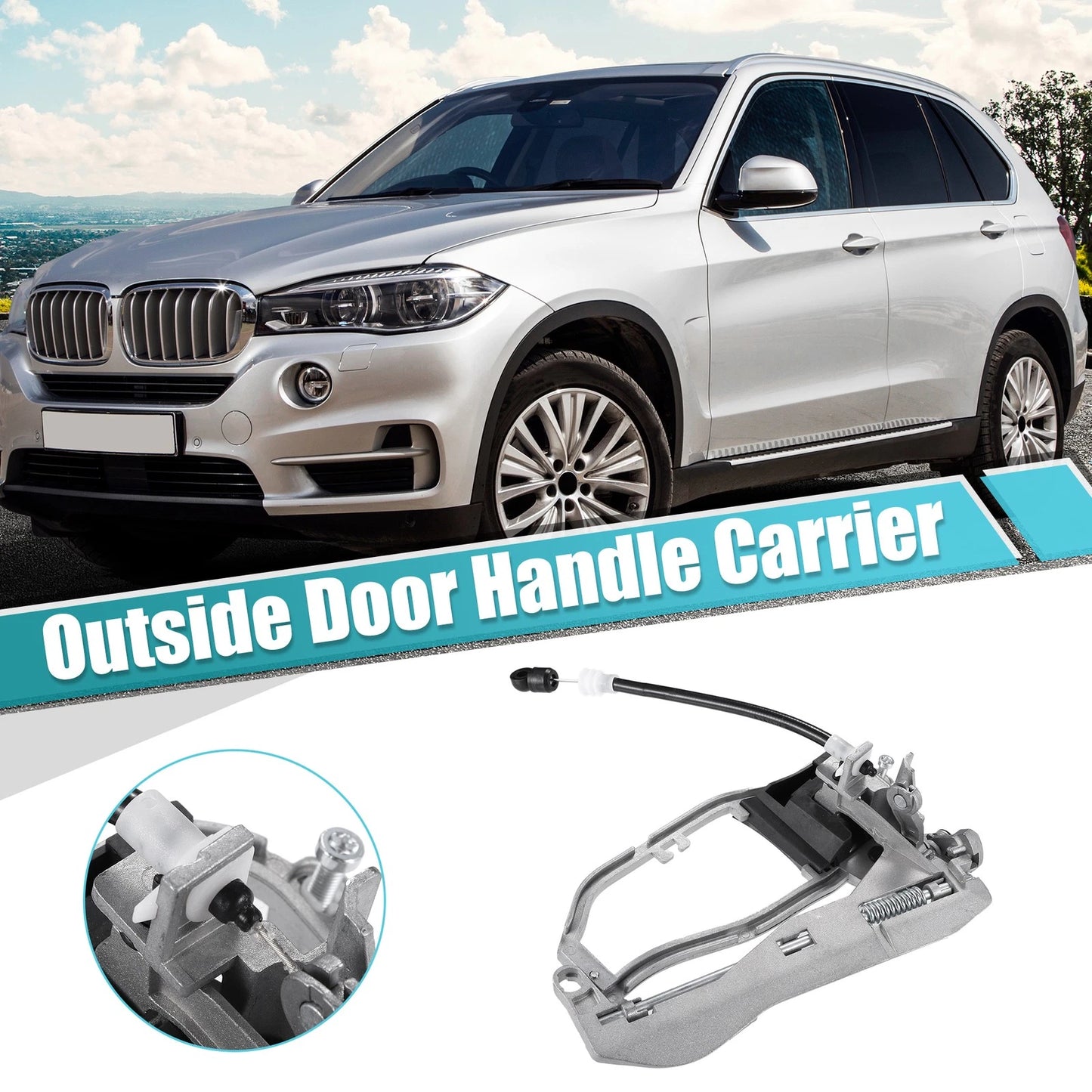 Set of 2 Outside Door Handle Carriers for BMW X5 E53 (2000–2006)