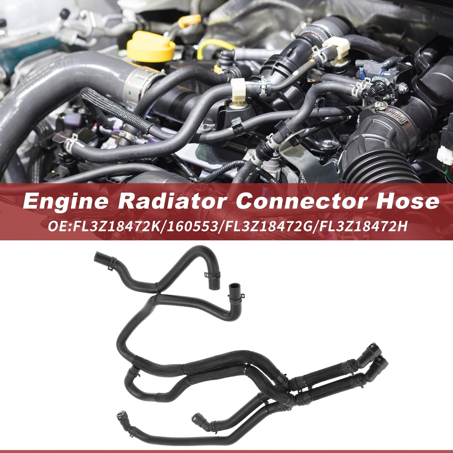 HVAC Heater Water Hose for Ford F-150 (2015–2017) No.FL3Z18472K