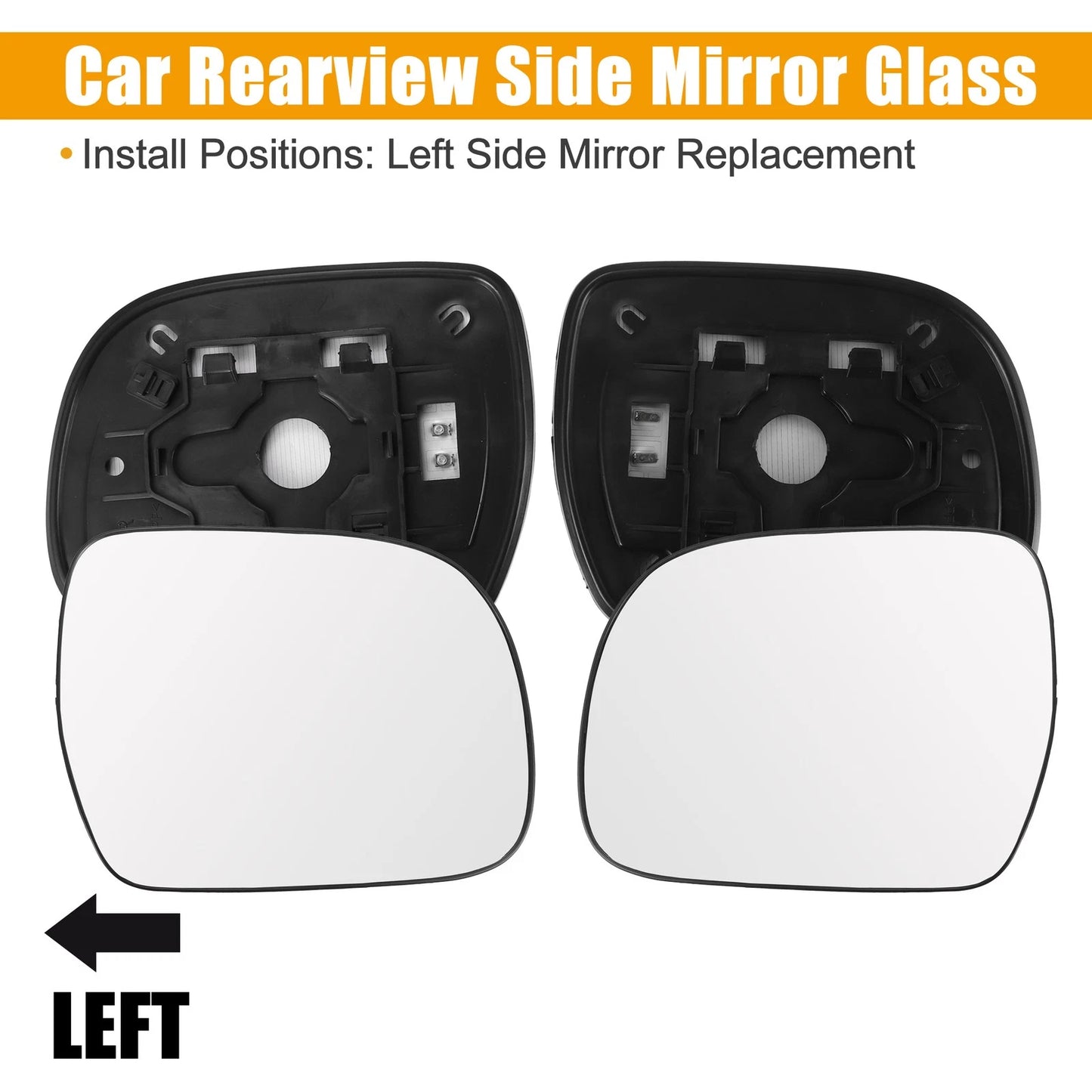 1 Pair Heated Rearview Mirror Glass for Lexus (No. 8790148040/8790648050)