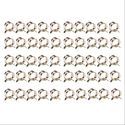 50pcs 5/16" 8mm Spring clip clamp for Fuel Oil Line Silicone Vacuum Hose