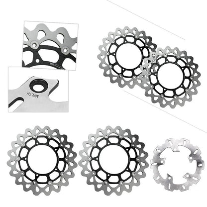 Front Rear Brake Disc Rotors for Yamaha YZF R1 (2004–2006)