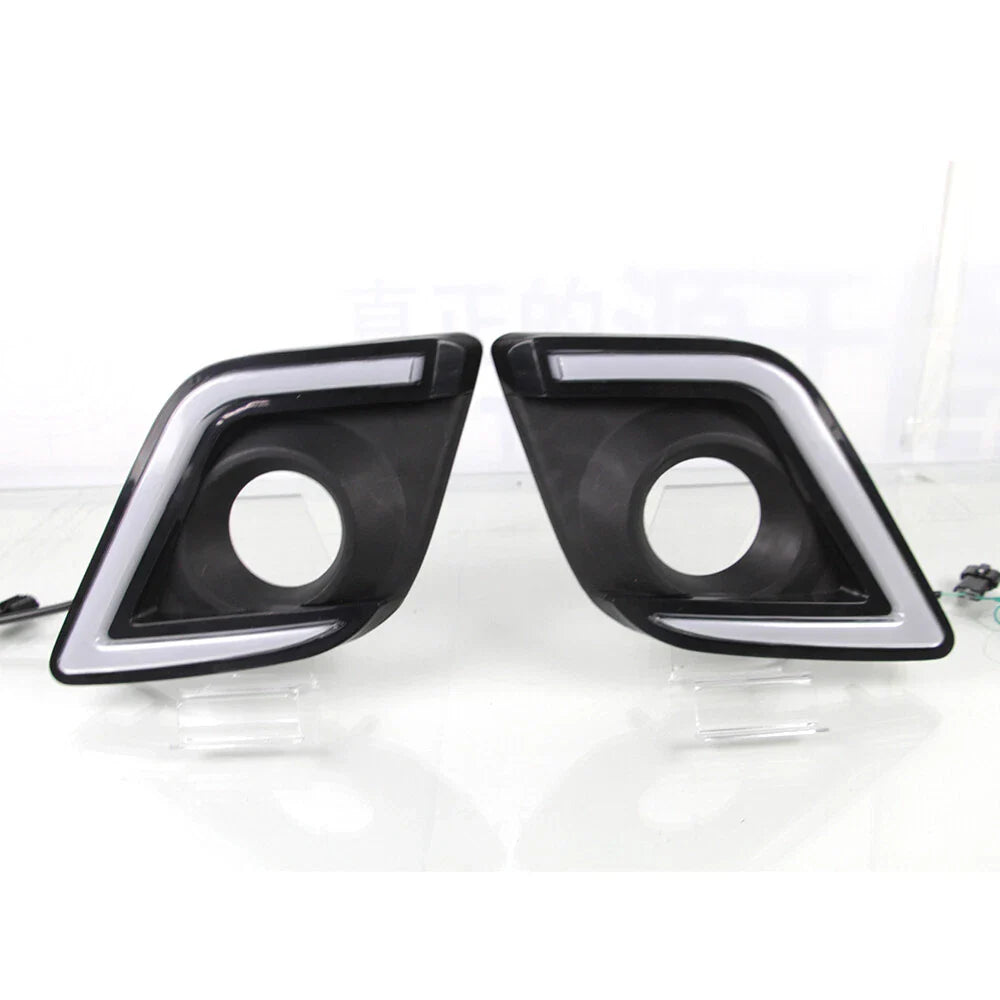 Fog Lamps Day Running Lights w Turn Signal for Toyota Hilux (2015–2017)