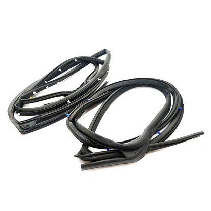 Set of 4 Rear Door Weatherstrip Rubber Seals for Honda Civic (2012–2015)
