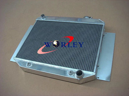 Aluminum Radiator & Fan for Holden HR HK HT HG 6Cyl Auto/Manual (66-71)
