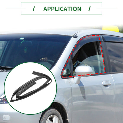 1Pc Rear Left Door Window Run Channel Seal Strip for Honda Fit (2007–2020) No.72775TF0003