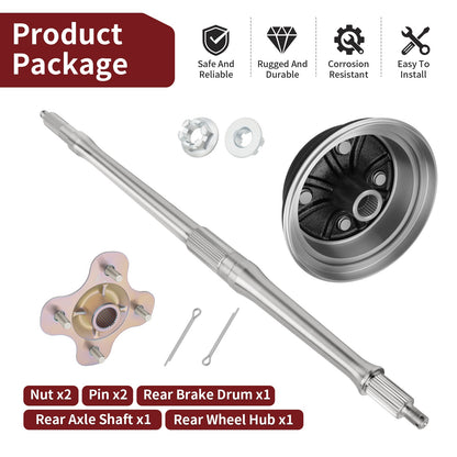 Rear Drive Axle Shaft for Yamaha