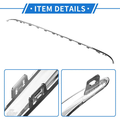 Rear Lower Center Bumper Grille Trim for Mercedes-Benz GLC300 4Matic (2016-2023)