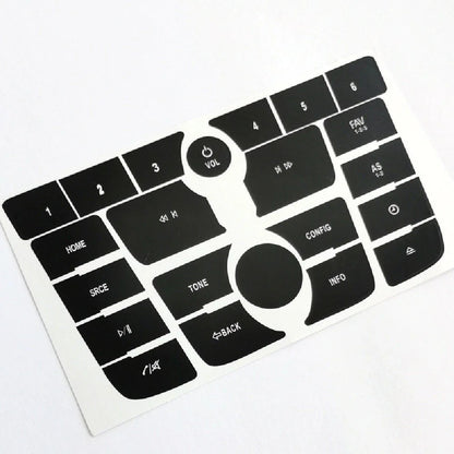 Car Radio Button Repair Decal Sticker Set for Buick Verano, Encore (2012-2015)