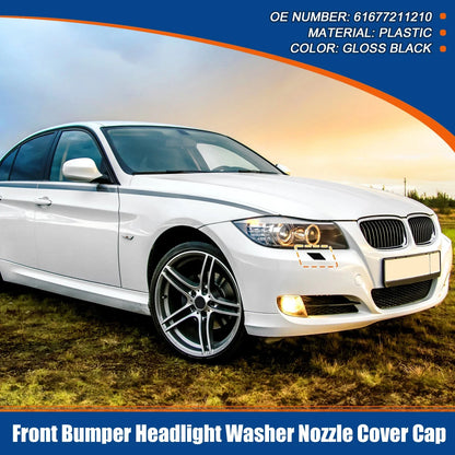Washer Nozzle Cover for BMW 3 Series E90 Gloss Black