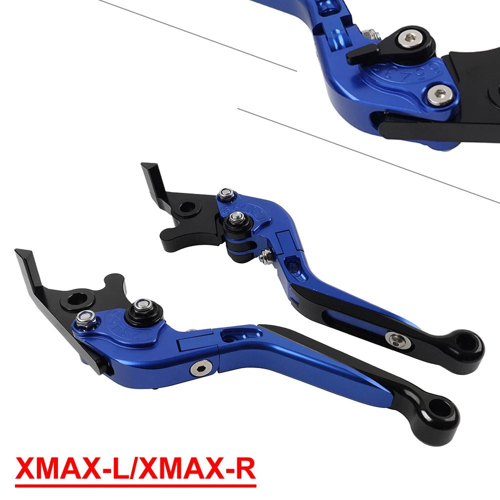 CNC Folding Extendable Brake Clutch Levers for Yamaha XMAX 125/250/300/400 (2015–2022)