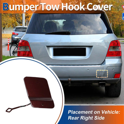 Rear Tow Hook Cover for Mercedes-Benz X204 2010-2012 - Red