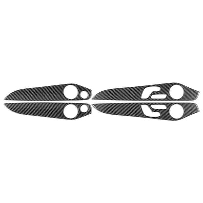 Carbon Fiber Black Interior Door Panel Cover Trim for GLC Class (2016-2021)