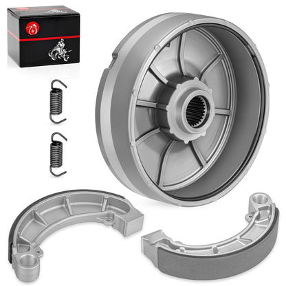 Rear Brake Drum Hub & Shoes Kit for Honda Foreman 450 TRX450FE/FM/S/ES (1998–2004)
