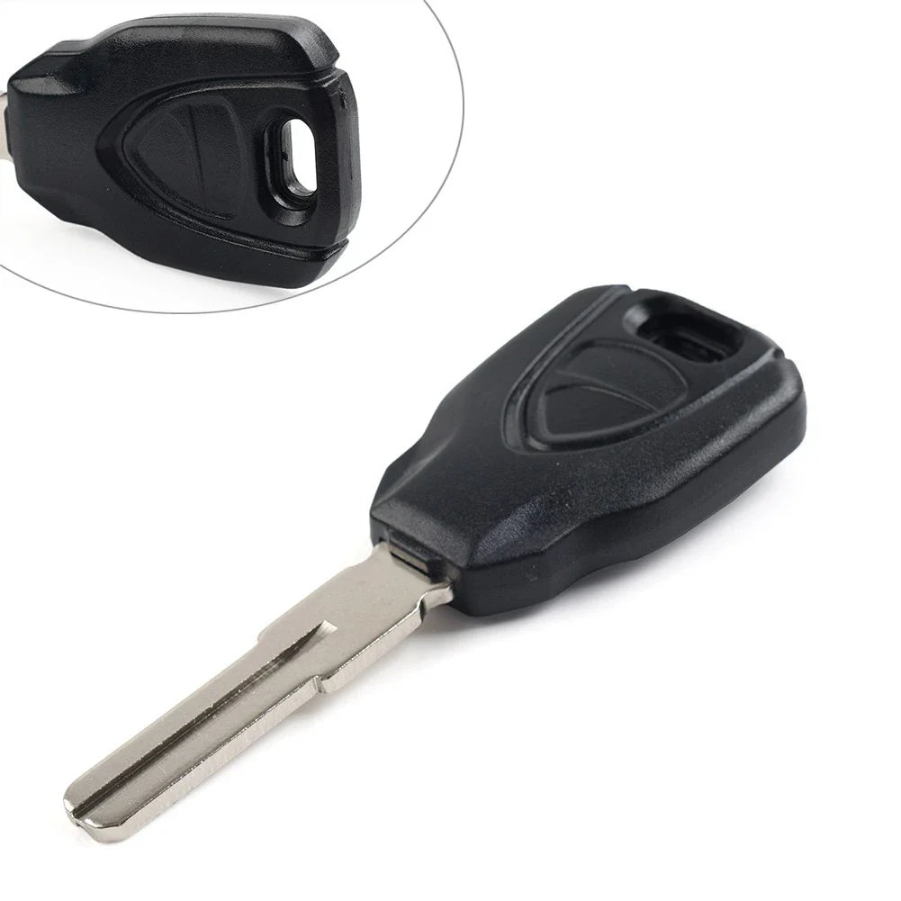 Black Uncut Blade Blank Key for Ducati XDiavel 1260, Multistrada 950S (2016-2023)