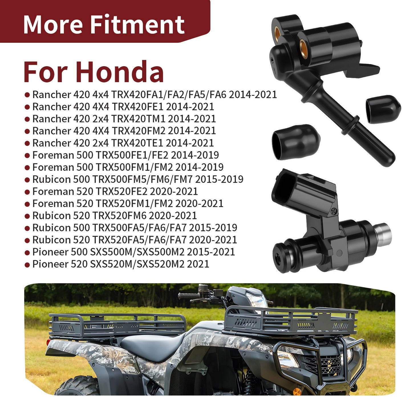 Fuel Injector Set for Honda Foreman Rubicon 500 (2015–2019)