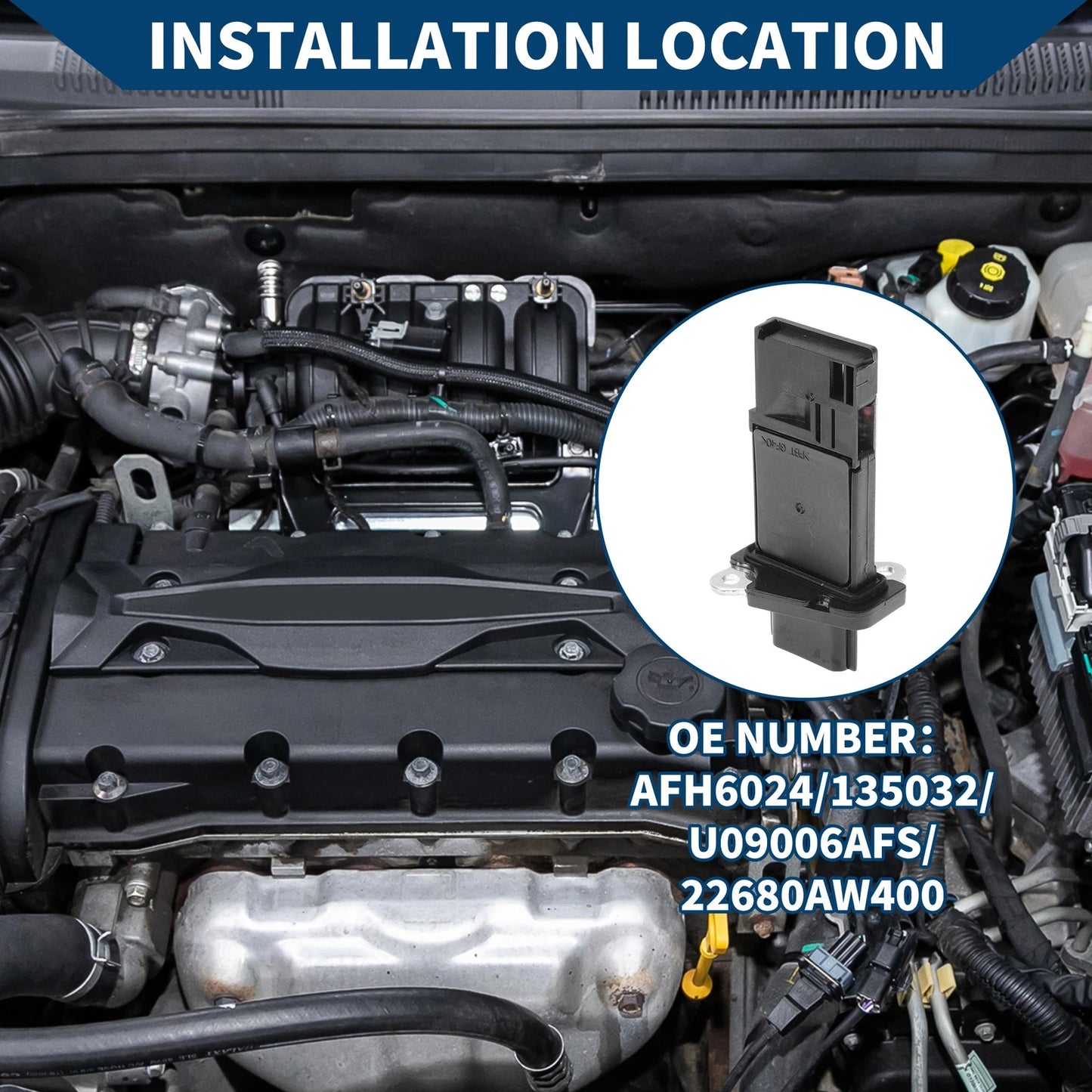 Mass Air Flow Sensor No.AFH6024 for Nissan Sylphy (2012–2018)