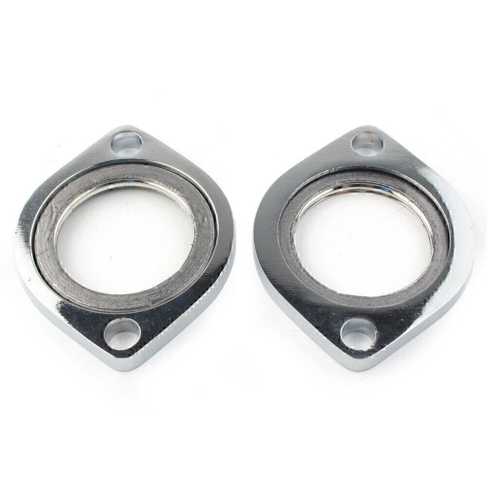 Exhaust Flange Kit with Gasket for Dyna Road Glide Electra Glide