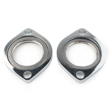 Exhaust Flange Kit with Gasket for Dyna Road Glide Electra Glide