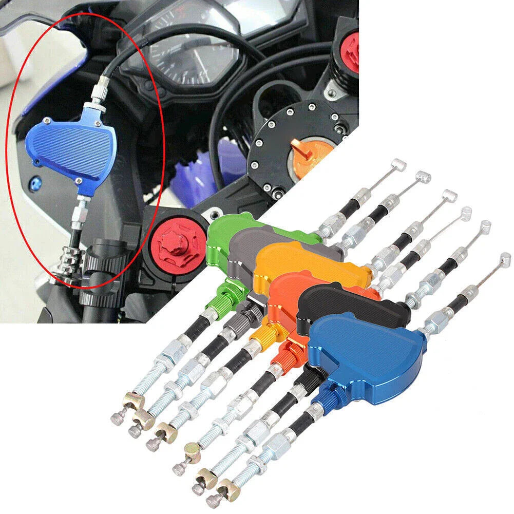 Gray Easy-Pull Clutch Cable Lines for Honda CRF450R CRF450X (2002-2016)