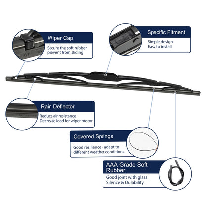 Rear Windshield Wiper Blade for Land Rover Range Rover IV (2013–2016)
