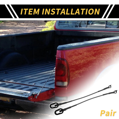 1 Pair Tailgate Cables for Dodge Ram 1500 2500 3500 (2002–2023)
