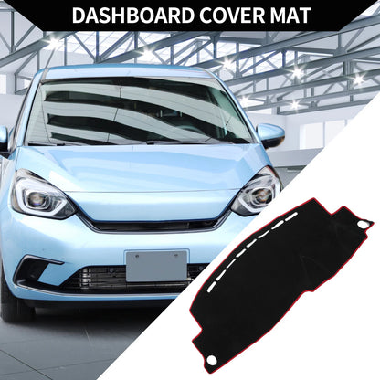 Dashboard Dash Cover Mat for Honda Vezel RU1/2/3/4 (2013–2020) Black Red Set