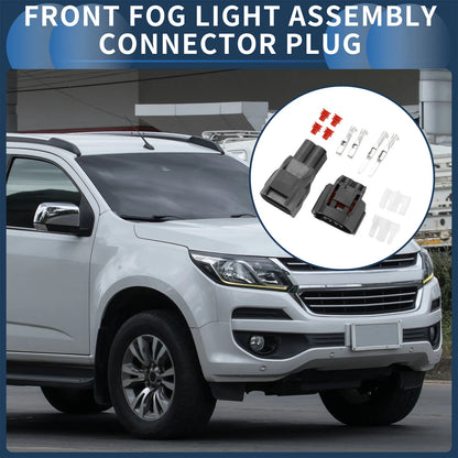 2 Pin Front Fog Light Assembly Connector Plug for Chevrolet