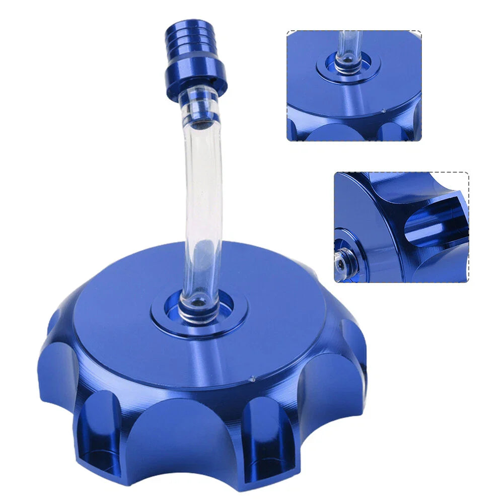 49mm Blue Gas Fuel Tank Cap for Honda Taotao SSR XR50 Apollo ATV Dirt Bike