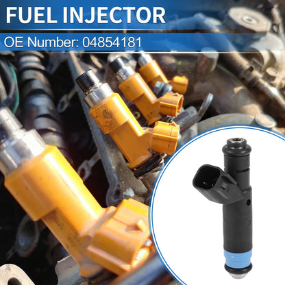1 Pcs No.04854181 Fuel Injector for Jeep Wrangler 4.0L (1999–2004)